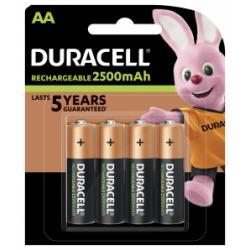 Nabíjacie batérie LR6 4ks v balenie - Duracell Duralock Recharge Ultra originál
