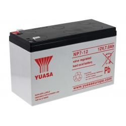 akumulátor pre solárne systémy, núdzové osvetlenie, zabezpečovacie systémy 12V 7Ah - YUASA originál