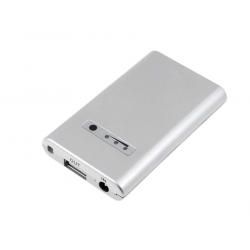 externý aku USB nabíjačka powerbanka 6,8Wh strieborná_1