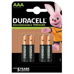 Nabíjacie batérie mikroceruzková Ultra AAA mikro HR3 HR03 aku 900mAh 4ks v balenie - Duracell Duralock Recharge originál