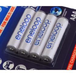 Panasonic eneloop Ready-to-Use AAA Micro aku, wiederaufladbare batéria 800mAh NiMH 4ks balenie originál_2