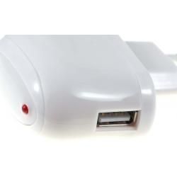 Powery nabíjačka s USB výstupom 1A 5V biela_2