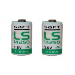 2x Lithium batéria Saft LS14250 1/2AA 3,6Volt originál