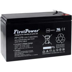 Akumulátor FP1270 VdS kompatibilní s FIAMM FG20722 - FirstPower originál