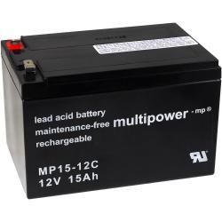 Akumulátor multipower MP15-12C hlboký cyklus