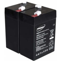 Akumulátor typ Panasonic LC-R064R5P 6V 5Ah (nahrádza aj 4Ah 4,5Ah) - Powery