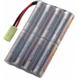 Akupack NiMH Conrad Energy AA, 9,6 V, 2300 mAh, Stick, Mini-Tamiya