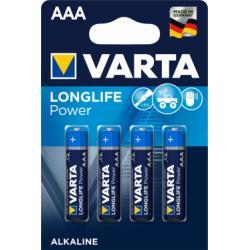 alkalická mikroceruzková batéria LR03 4ks v balení - Varta