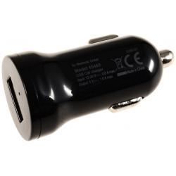 auto nabíjací adaptér 12-24V auf  1x USB 1000mA čierna