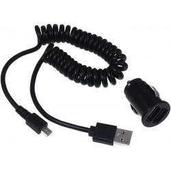 Auto nabíjačka12-24V 2 x USB vr. kábla pre Samsung Galaxy S5/S6/S7/S7 edge/ S8