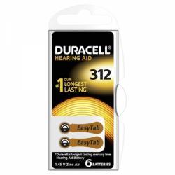 Batérie pre naslúchadlo DA312 6ks v balenie - Duracell originál