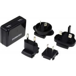 Duracell nabíjací Adapter s 2x USB (1x 2,4A, 1x 1A) pre iPad, iPad mini, iPhone, iPod originál