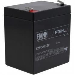 FIAMM olovená batéria 12FGHL22 12V 5,0Ah originál