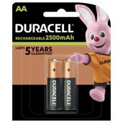 Nabíjacie batérie HR6 aku 2ks v balenie - Duracell Duralock Recharge Ultra originál