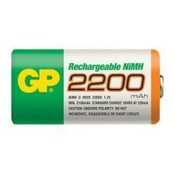 Nabíjacie batérie R20 D 2200mAh NiMh velké mono - GP