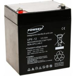 Powery náhradný aku 12V 6Ah nahrádza FIAMM Typ FG20451 originál