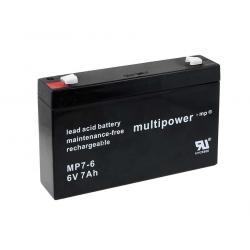 Powery olovená batéria multipower MP7-6