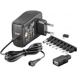Universal-sieťový adaptér vr. 1x USB  u. 8x DC-Adapter 3V-12V vr. 9 konektor originál
