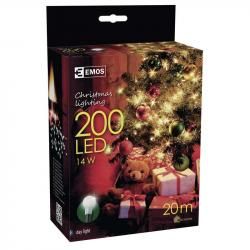 200 LED vianočné osvetlenie 20M IP44 denné svetlo_1
