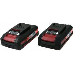 2x Einhell Power X-Change Li-Ion 18V 2,0Ah pre Power X-Change Geräte originál