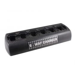6-fach nabíjačka pre vysielačkové aku Kenwood TK-260 / TK-261 / TK-370 / Typ KNB-15A