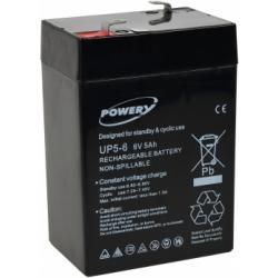 akumulátor pre výťahy UPS 6V 5Ah (nahrádza aj 4Ah 4,5Ah) - Powery