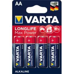 Alkalická AA ceruzková batéria 4ks v balenie - Varta Max Tech originál