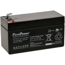 FirstPower náhradný aku FP1212 1,2Ah 12V VdS nahrádza Panasonic LC-R121R3PG originál