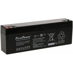 FirstPower náhradný aku FP1223 nahrádza Multipower MP2.3-12, MP2.2-12 VdS 12V 2,3Ah originál