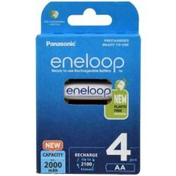 Nabíjacie ceruzková batérie AA HR6 HR-3UTGB 2000mAh NiMH 4ks v balenie - Panasonic eneloop originál