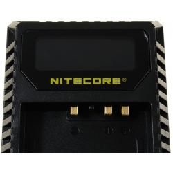 nabíjačka Nitecore FX1 pre Fuji Camera aku Dual Slot USB s LCD-Display originál_2