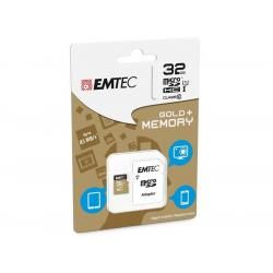 Pamäťová karta EMTEC microSDHC 32GB blister Gold+ Class 10 UHS-I