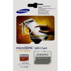 pamäťová karta microSDHC 16GB STD Samsung Class 10 UHS-I vr. Adapteru