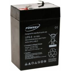 Powery náhradný akumulátor pre výťahy, UPS Anlagen 6V 6Ah (nahrádza aj 4Ah, 4,5Ah) originál