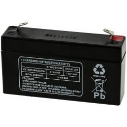 Powery olovená batéria (multipower) MP1,2-6 nahrádza Panasonic LC-R061R3PG_1