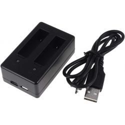 Powery USB nabíjačka pre 2x aku GoPro Typ AHBBP-401